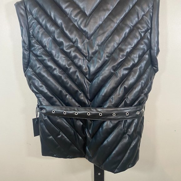 NWT BlankNYC Faux Leather Vest - Picture 9 of 12